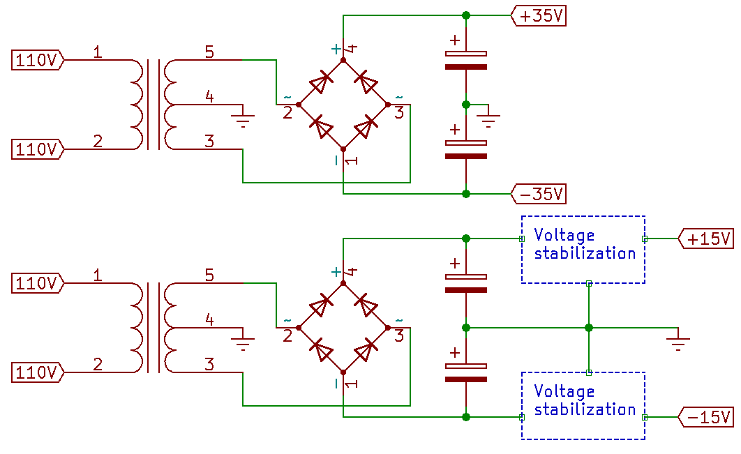 Figure 1. Power supply diagram